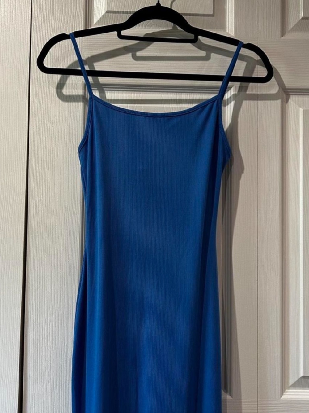 Wild Fable Blue Spaghetti Strap Maxi Bodycon Summer Dress - Picture 2 of 8